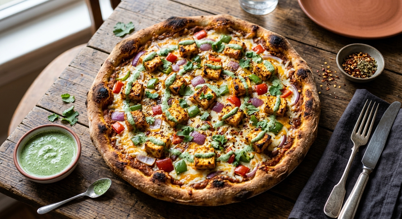 Paneer Tikka Pizza