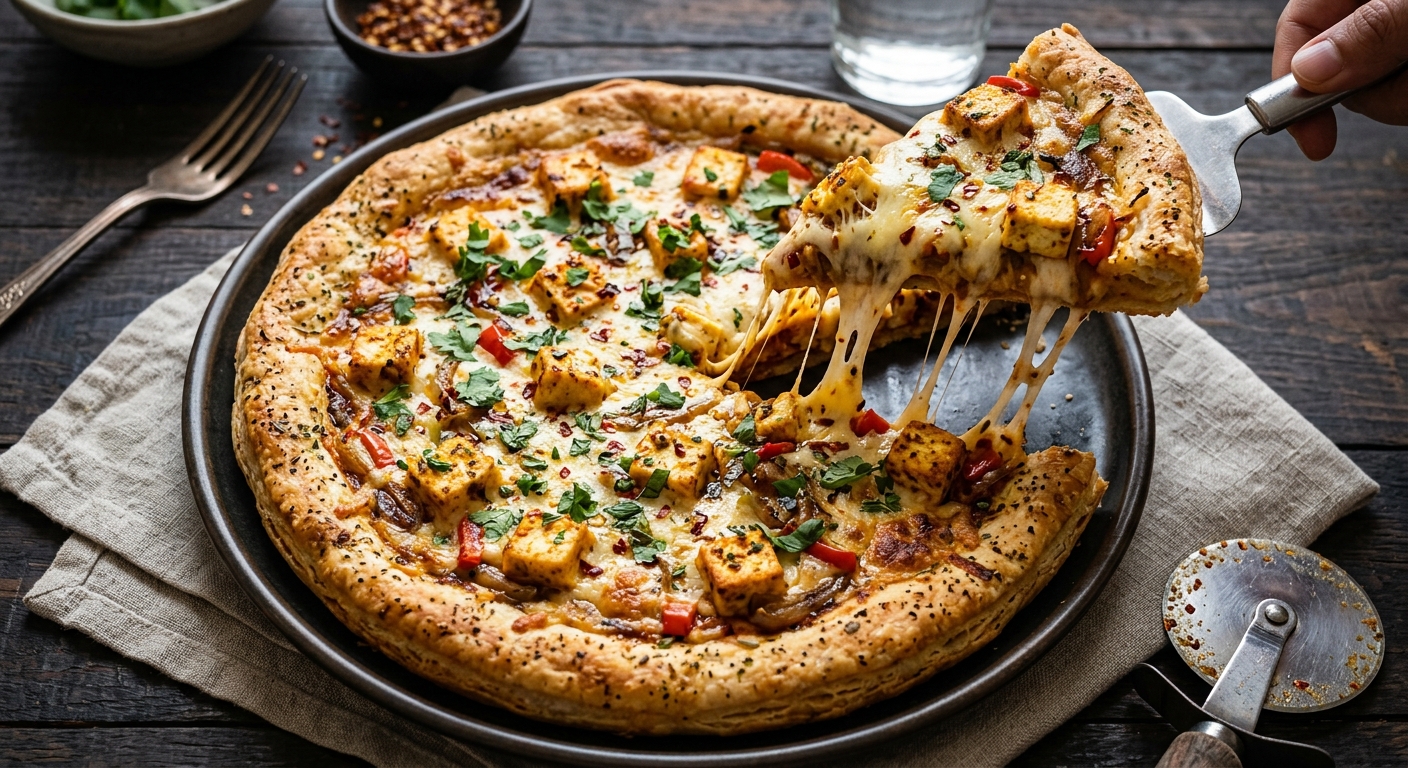 Special Double Crust Paneer Pizza